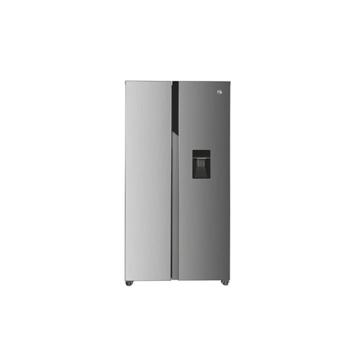 Hoover American Fridge Freezer with water Dispenser – Silver