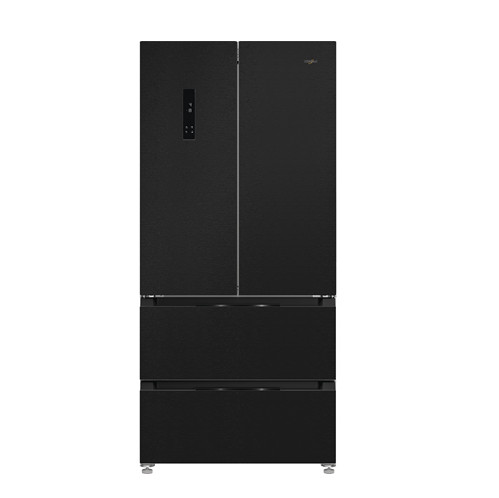 Whirlpool American Style Fridge Freezer 83cm 4 door – Black & Inox | WHG26513XK4UK