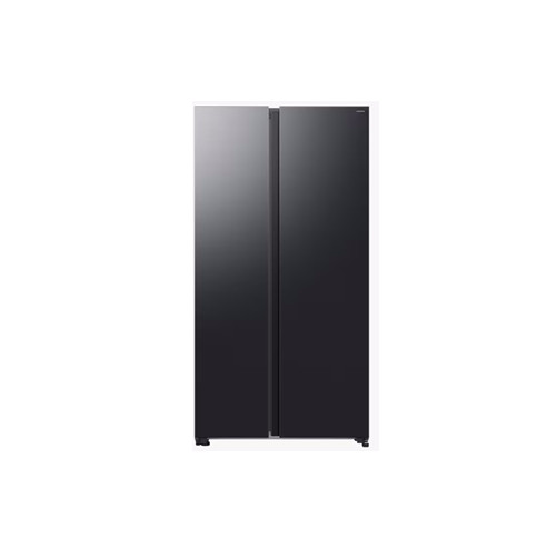 Samsung Series 6 SpaceMax  AI 659L Freestanding Non Plumbed Fridge Freezer – Black Steel | RS70F65QEFEU