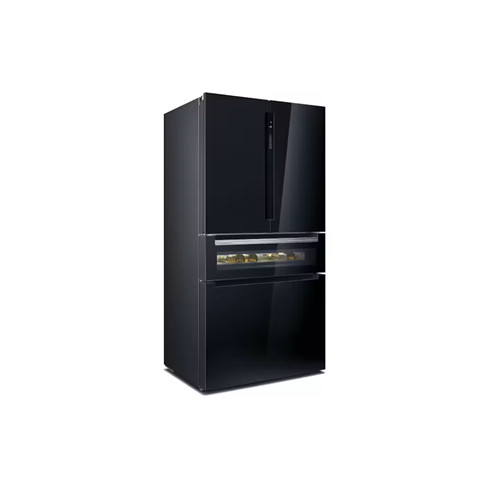 Siemens iQ700 French Door American Fridge Freezer – Black | KF96RSBEA