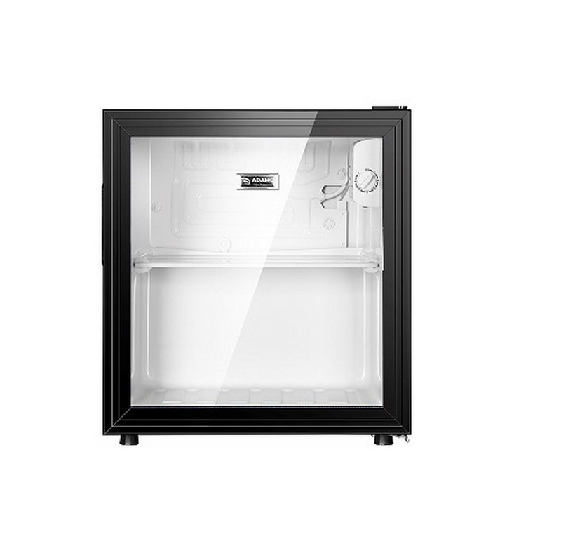 ADAMO Table Top Fridge Black with Glass Door