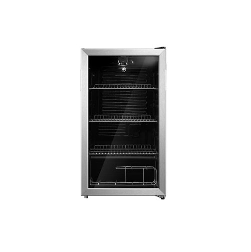 Powerpoint 93L Under Counter Beverage Cooler – Black with Silver Frame | P4962MDBCE