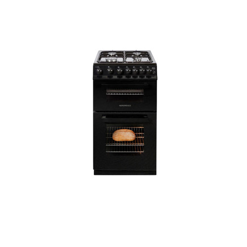 Nordmende 50cm Gas Cooker – Black |  CTG52LPGBK