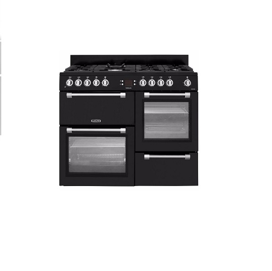 Leisure Cookmaster, 110cm, Dual Fuel, Range Cooker – Black