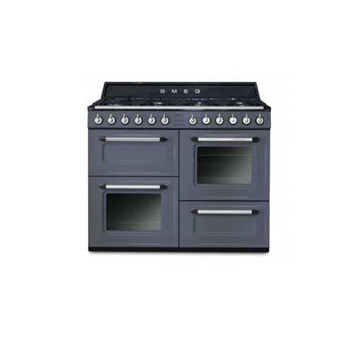Smeg 110cm Dual Fuel Range Cooker – Grey – TR4110GR