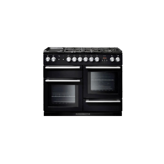 Rangemaster NEX110DFFBL/C Nexus 110cm Dual Fuel Range Cooker – Black
