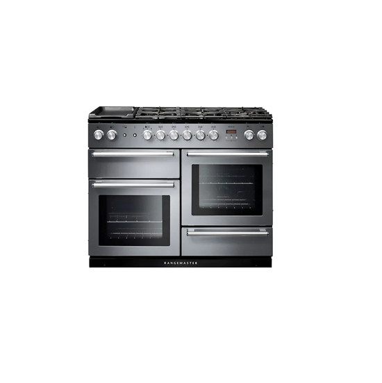 Rangemaster NEX110DFFSS/C Nexus Dual Fuel 110 Range Cooker – Stainless Steel Chrome