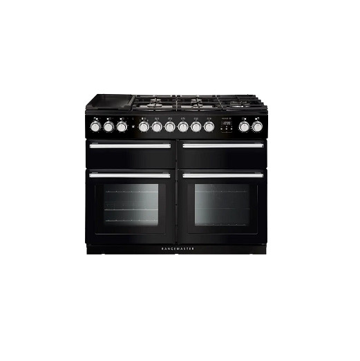 Rangemaster Nexus SE Dual Fuel 110 Range Cooker – Black Chrome
