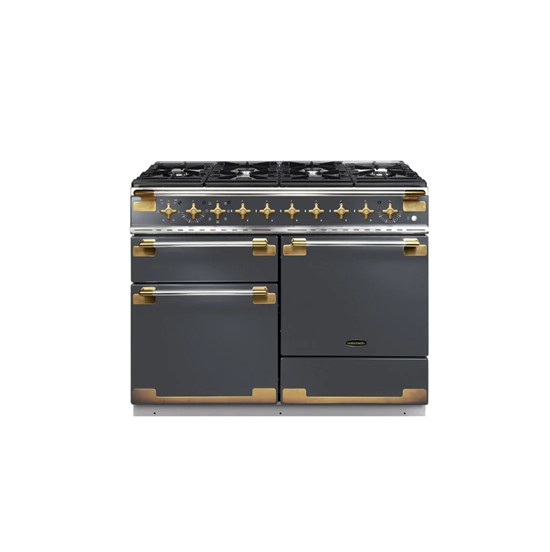 Rangemaster ELS110DFSL/AB Elise 110Cm Dual Fuel Range Cooker – Antique Brass