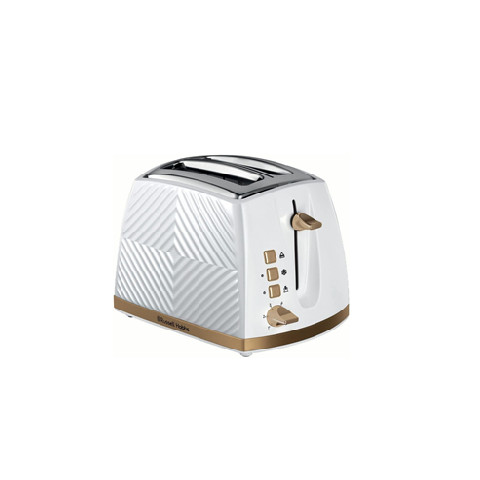 Russell Hobbs Groove 2 Slice Toaster White | 26391