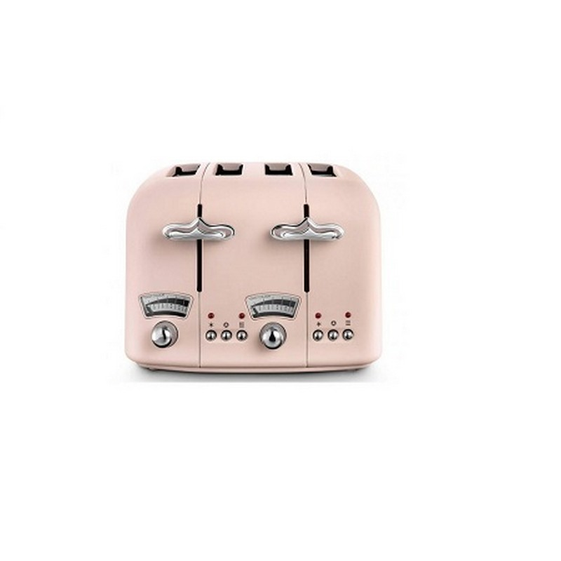 DeLonghi Argento Flora 4 Slice Toaster – Pink