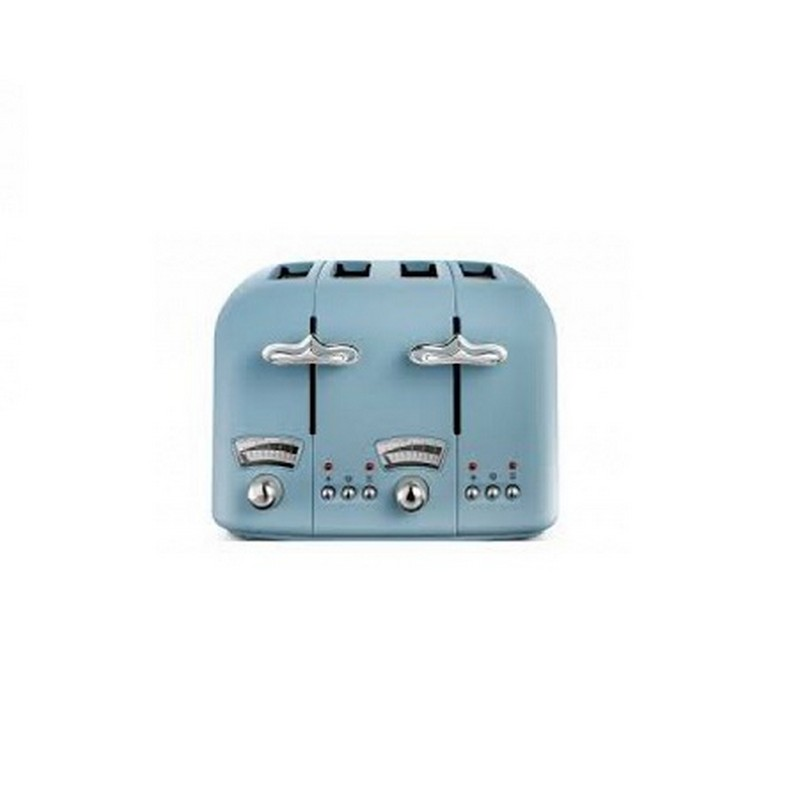 Delonghi  Argento Flora 4 Slice Toaster – Blue