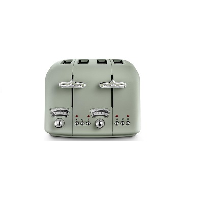 DeLonghi Argento Silva 4 Slice – Green