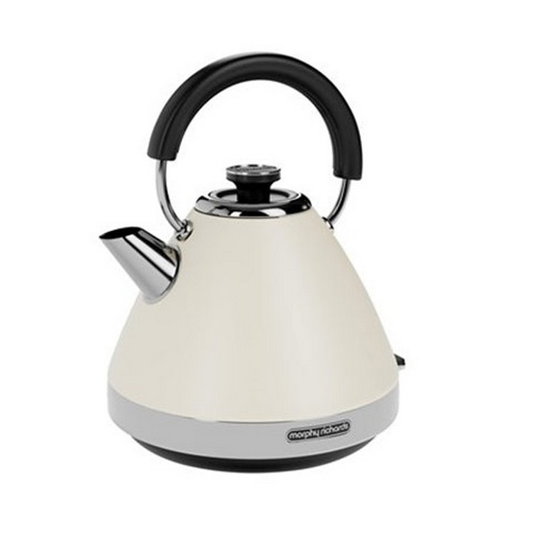 Morphy Richards 1.5L Venture Pyramid Kettle Cream