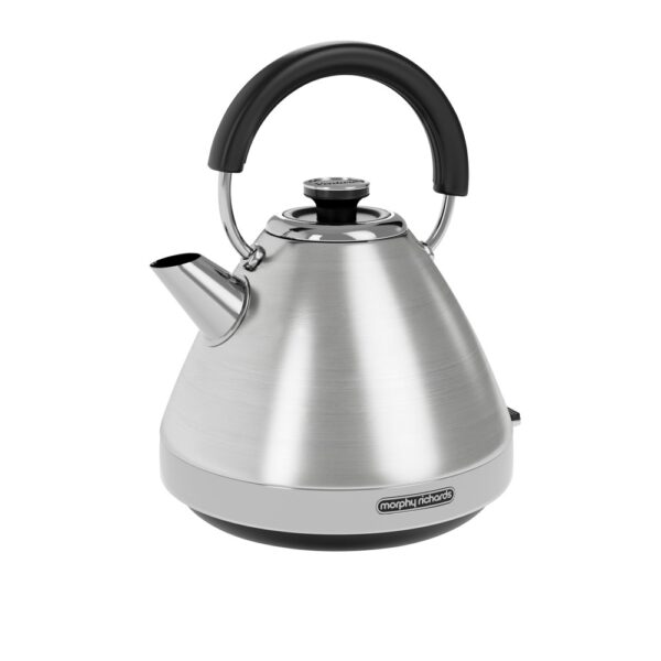 Morphy Richards 1.5L Venture Pyramid Kettle  – Brushed Steel