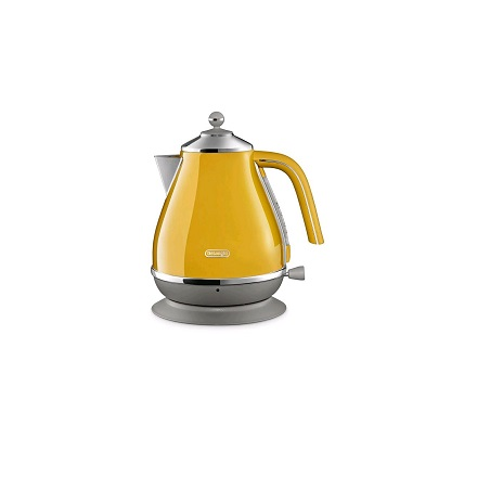 DELONGHI Icona Capitals Jug Kettle – Yellow