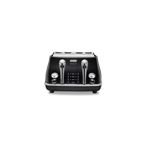 DELONGHI Micalite 4-Slice Toaster – Black