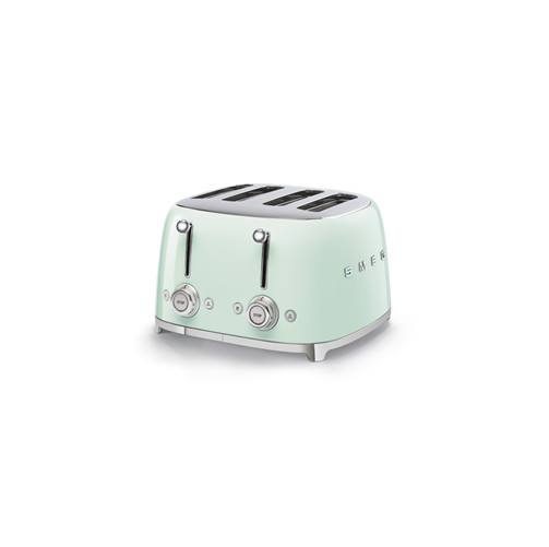 Smeg 50’s Retro Style Aesthetic 4 Slice Toaster – Pastel Green