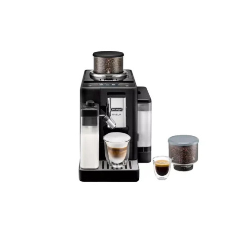Delonghi Rivelia Fully Automatic Bean to Cup Coffee Machine – Black | EXAM440.55.B