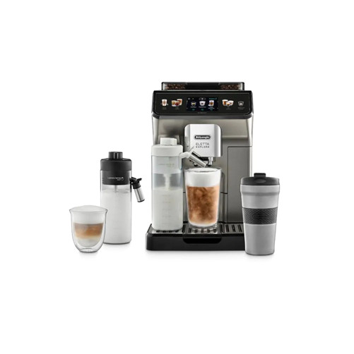 Delonghi Eletta Explore Bean To Cup Coffee Machine With Cold Brew Technology – Titanium | ECAM450.86.T