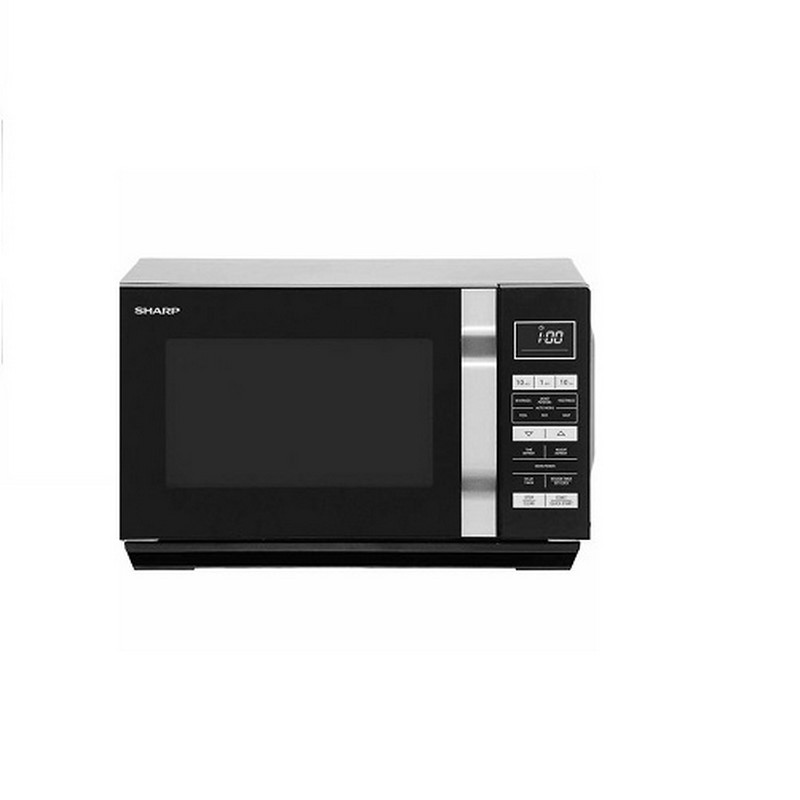 Sharp 23L Flat Tray Microwave Black