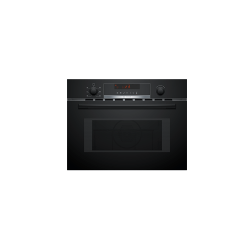 Bosch Serie 4 Compact Built in Microwave Oven and Grill – Black | CMA583MBOB