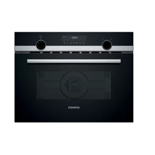 SIEMENS IQ500 Compact 45 Microwave Combi Oven – Black/Steel