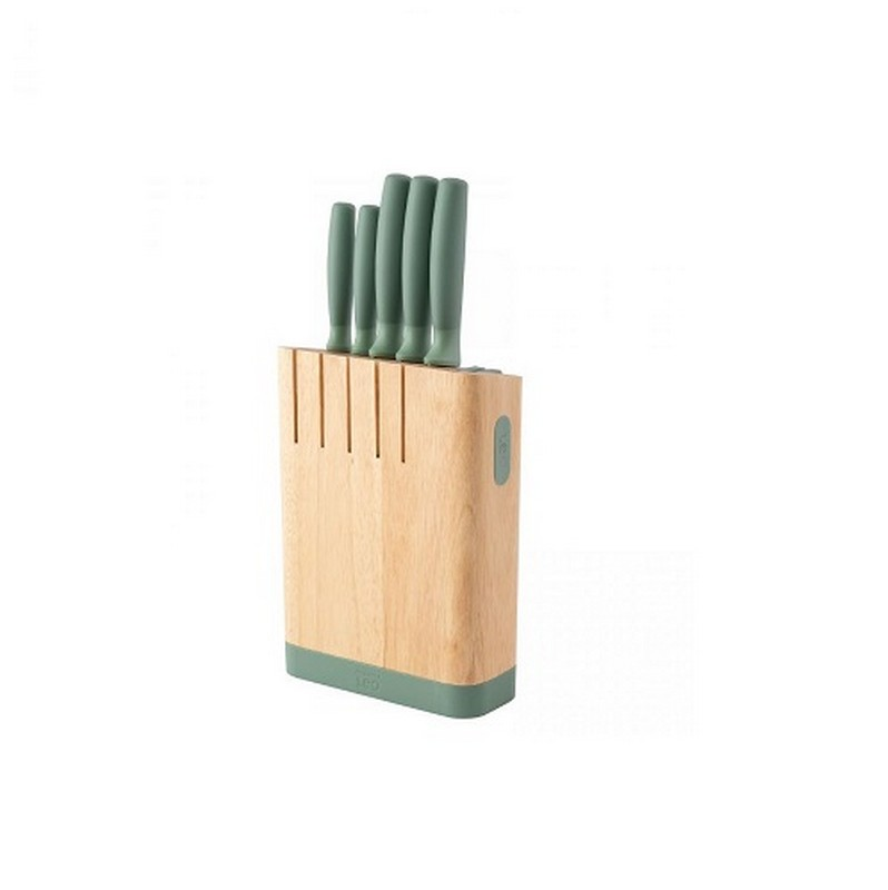 Berghoff Leo 6 Piece Knife Block – Forest Green