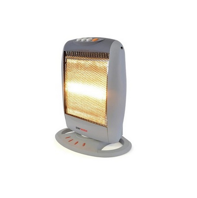 StayWarm 1200w 3 Bar Compact Halogen Heater