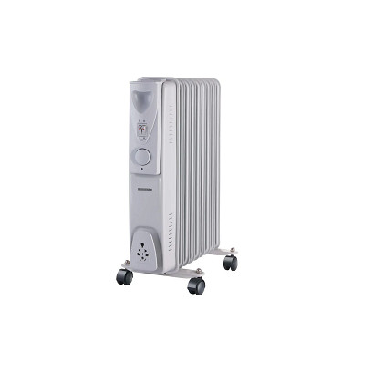 Sunbeam 2KW 9 Fin Oil Filled Radiator – White