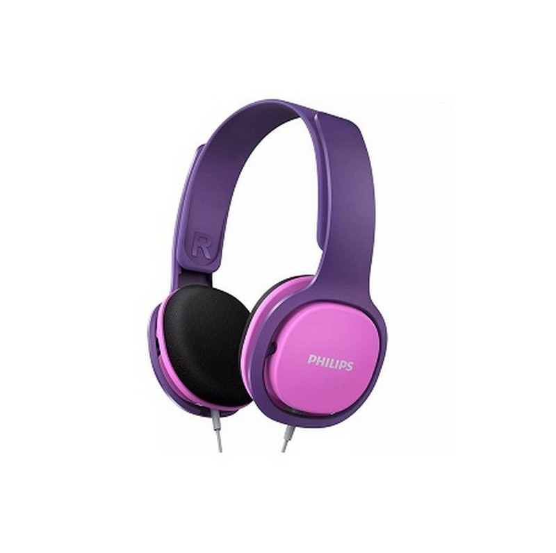 Over-Ear Wired Headphone For Kids – Pink & Purple