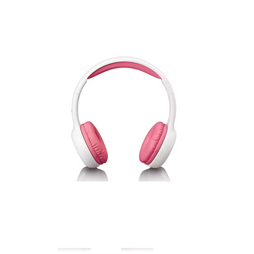 Lenco | Kids Headphone 85db With Stickers Pin | Wired | Pink