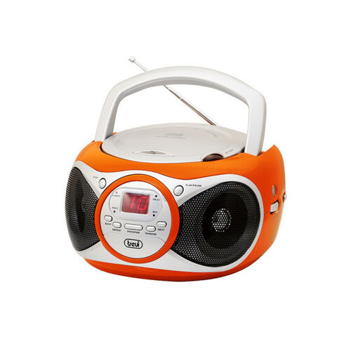 Trevi CD 512 – Orange – FM/AM CD Radio