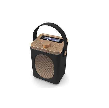 Majority Little Shelford Portable Radio with Bluetooth – Black