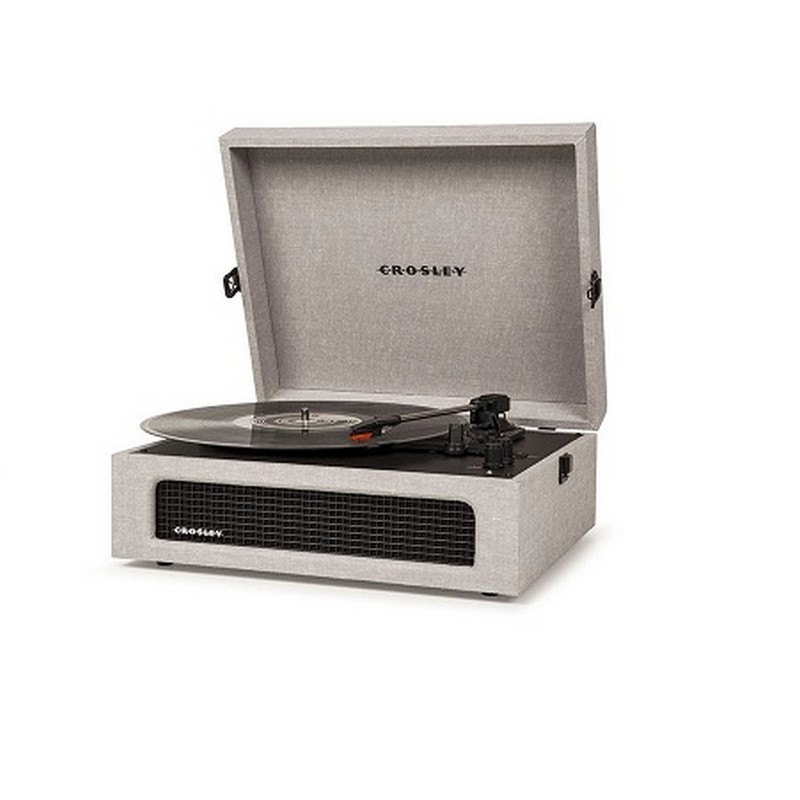 Crosley Voyager 2-Way Bluetooth Record Player – Grey