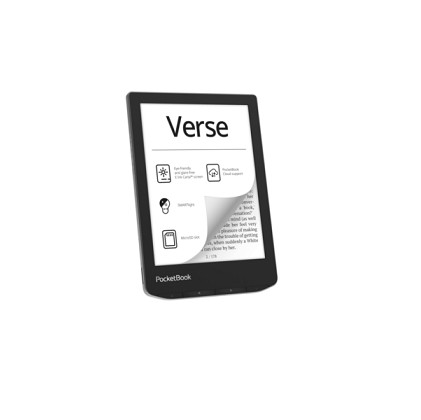 PocketBook Verse 6″ HD E-Ink Touchscreen eReader – Mist Grey