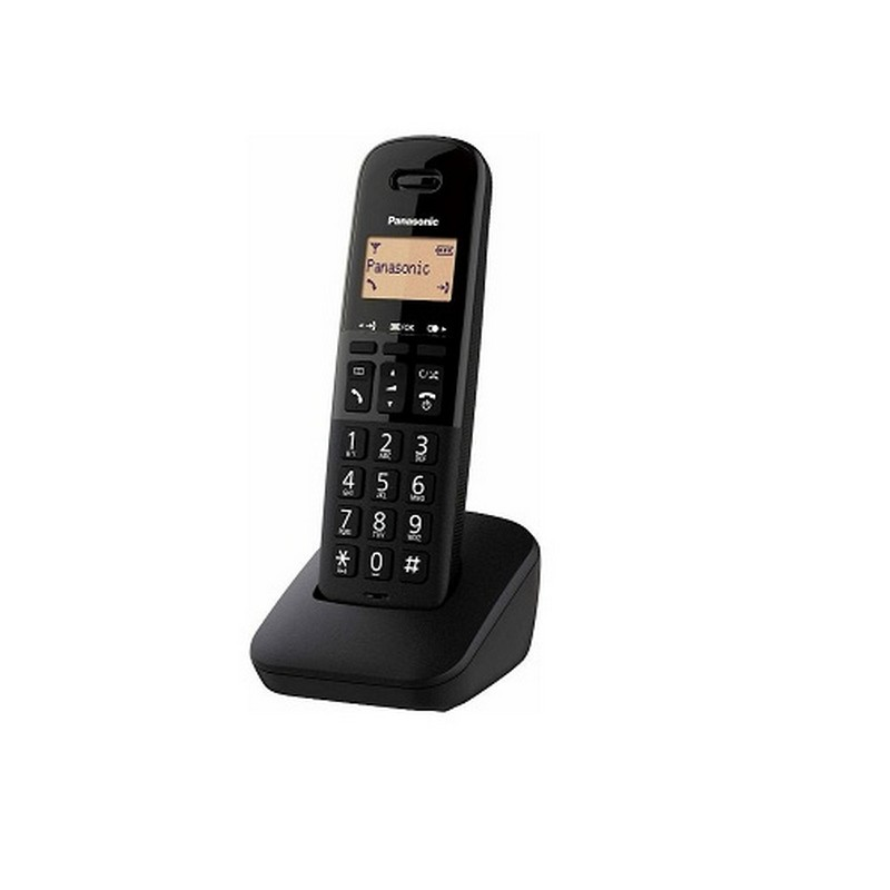 Panasonic Single Cordless Dect Phone – Black