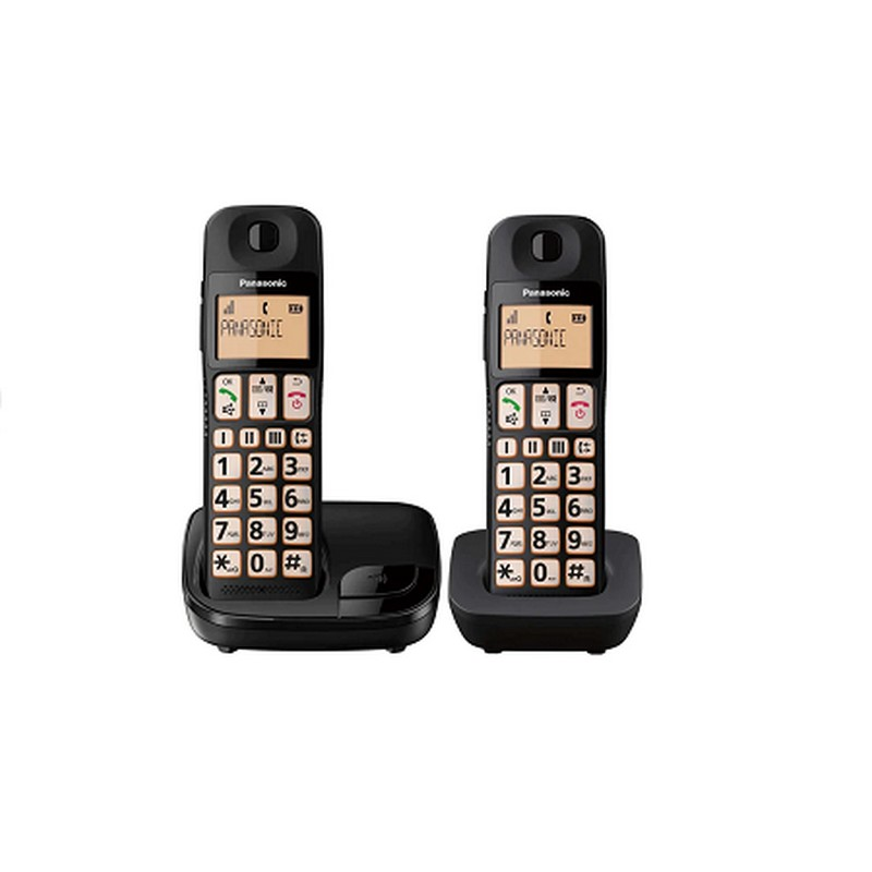 Panasonic Big Button Cordless Phone | Twin Pack