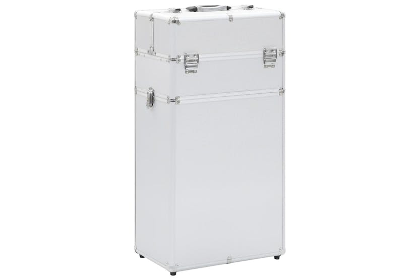 vidaXL 91821 Make-up Trolley Aluminium Silver