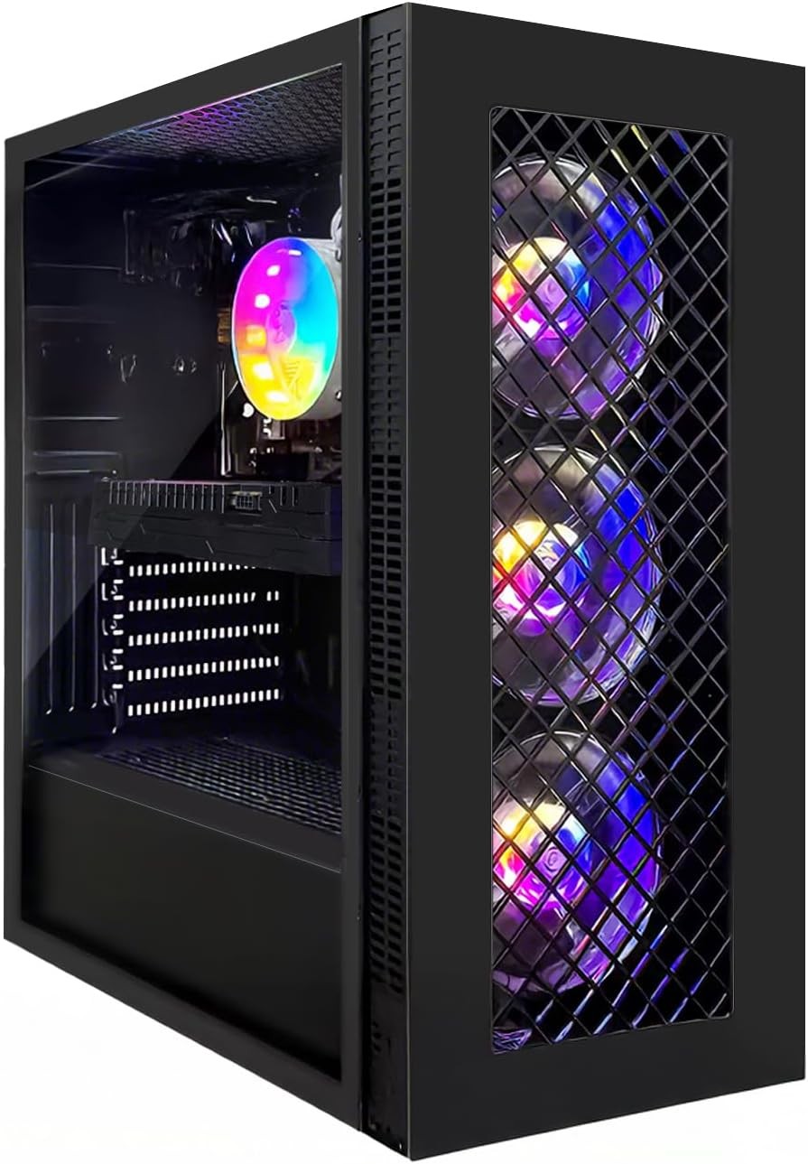 STGsivir Gaming PC White,Gaming Computer Desktop Tower,GeForce RTX 2060 Super 8GB GDDR6,Core i7 8th up to 4.1 Ghz,32G DDR4,1T SSD,WIFI6,BT 5.0,RGB Fan x3,Windows11 PRO