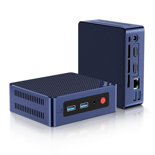 Beelink MINI-S13 Mini PC, Intel Twin Lake N150 4C/4T 3.6GHz Processor Mini Computer Windows 11, 16G DDR4 500GB M.2 SSD Mini Desktop PC 4K Display, Dual 2.5G RJ45,WiFi6,BT5.2