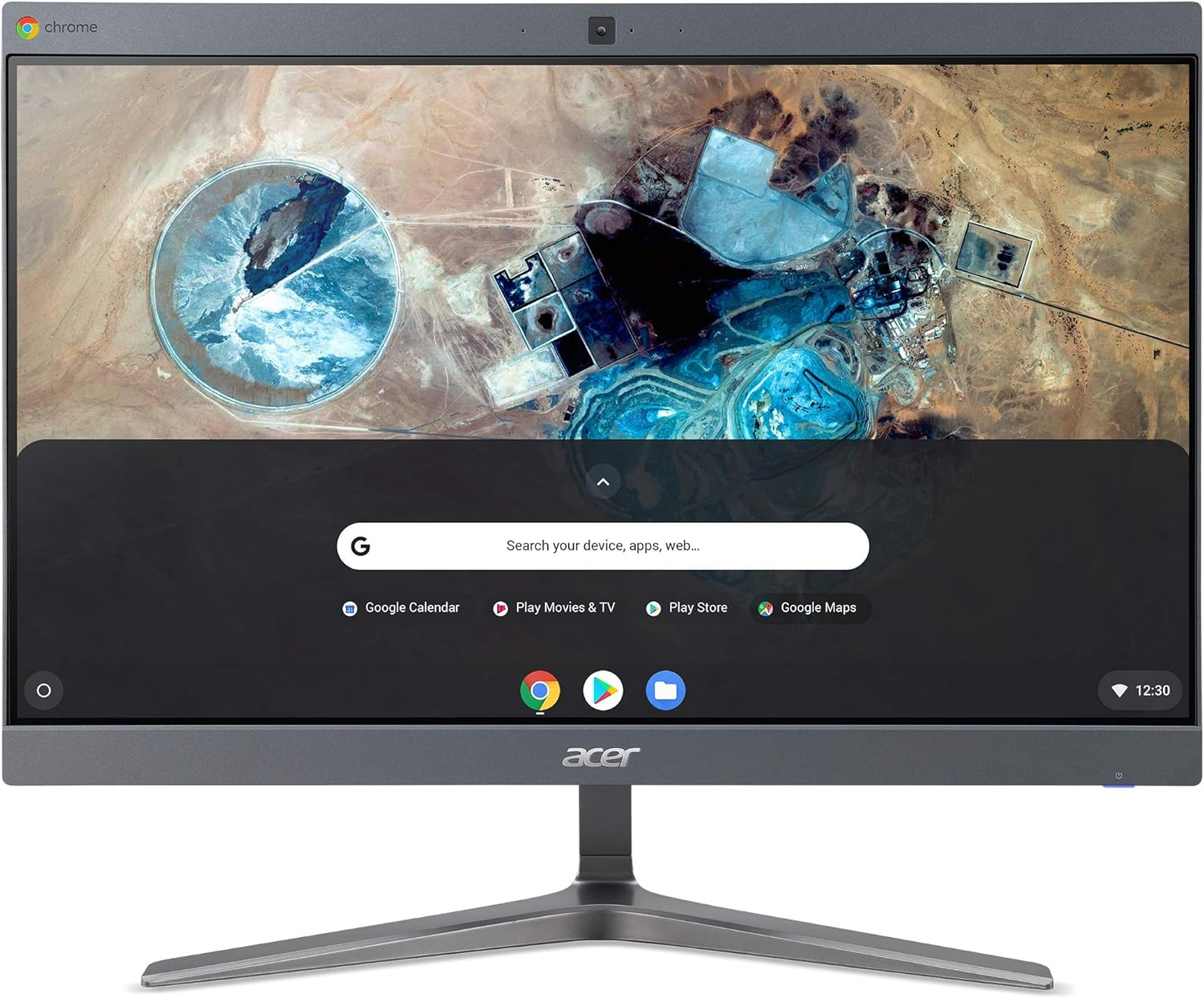 acer Chromebase CA24V2 23.8” FullHD Touchscreen All-in-One PC – i7-8550U, 1TB PCIe Gen 4.0x4 NVMe, 16GB DDR4, intel UHD Graphics, GbE, WIFI 5 & BT 4.2, 5MP Webcam, Stereo Speakers, ChromeOS (Renewed)