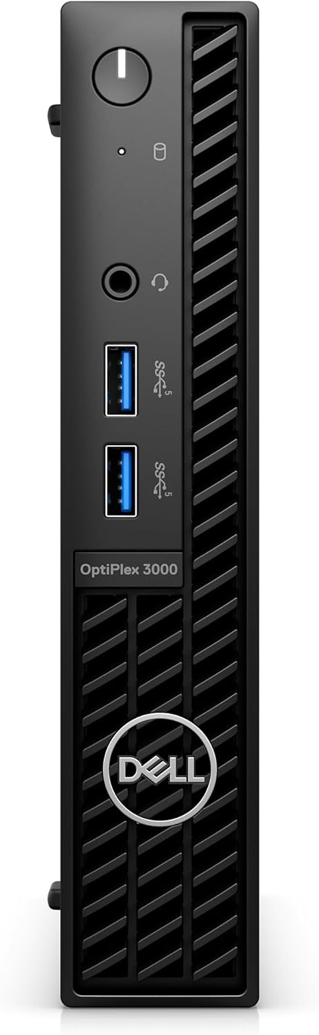 Dell OptiPlex 3000 Micro (USFF) PC – i5 12500T (6 Cores, 2.0/4.5GHz), 1TB PCIe Gen 4.0x4 NVMe, 16GB DDR4, UHD Graphics 770, GbE, Windows 11 Pro (Renewed)