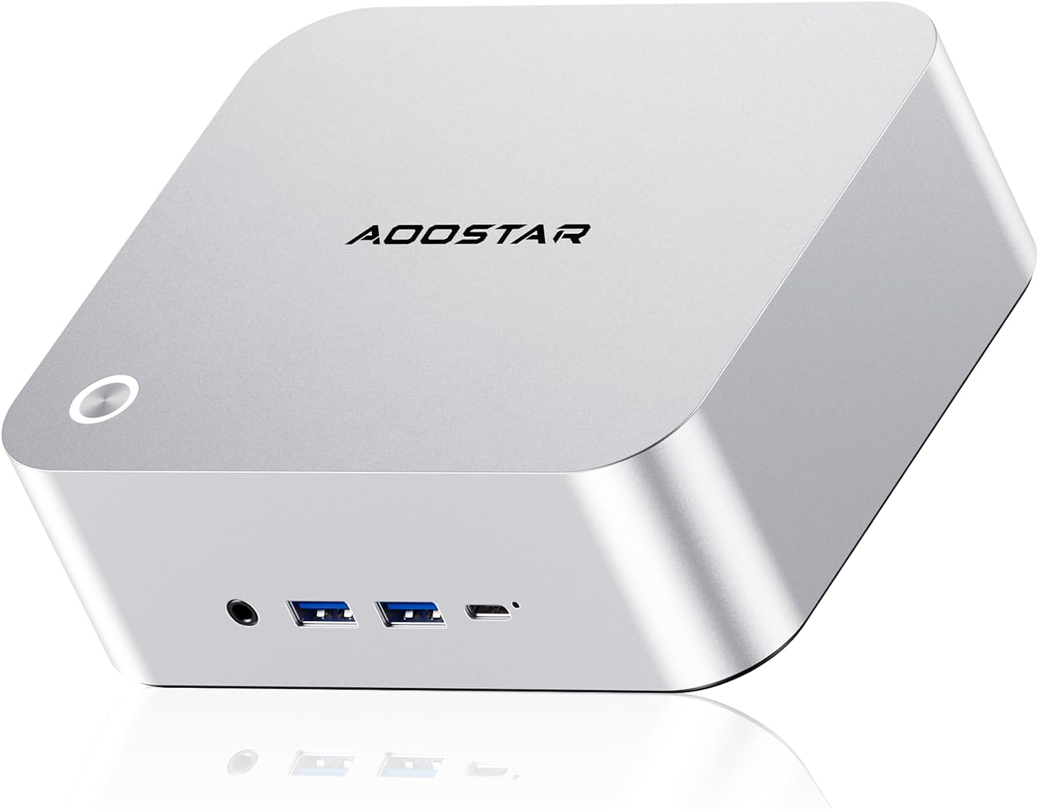 AOOSTAR MACO Mini PC PRO R7 6850H desktop computer, 24GB LPDDR5 RAM 1TB SSD (Triple PCIe4.0 Slots),Dual USB4(40Gbps), OCuLink eGPU, Fingerprint Unlock, 8K 4-screens Dual 2.5G LAN micro pc