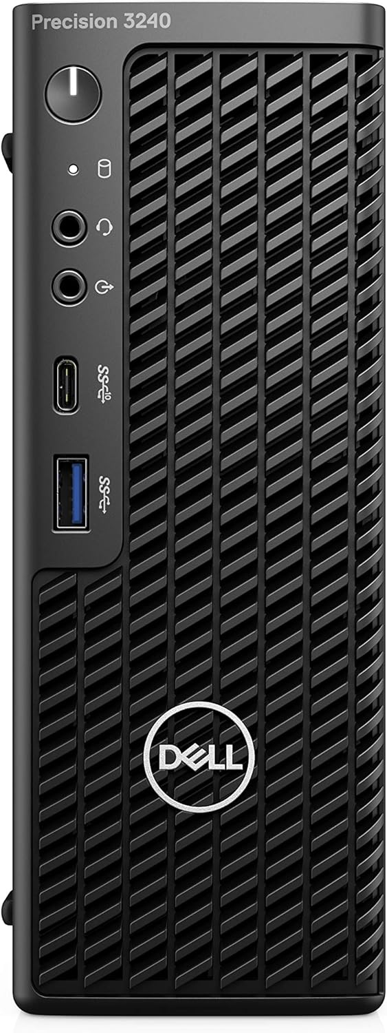 Dell Precision 3240 Compact Tower Workstation USFF, i7-10700 (8 Core, 2.9/4.7GHz), Nvidia Quadro P620 4GB, 1TB PCIe Gen 4.0x4 NVMe, 16GB DDR4, GbE, Wi-Fi 6 & BT 5.2, Windows 11 Pro (Renewed)