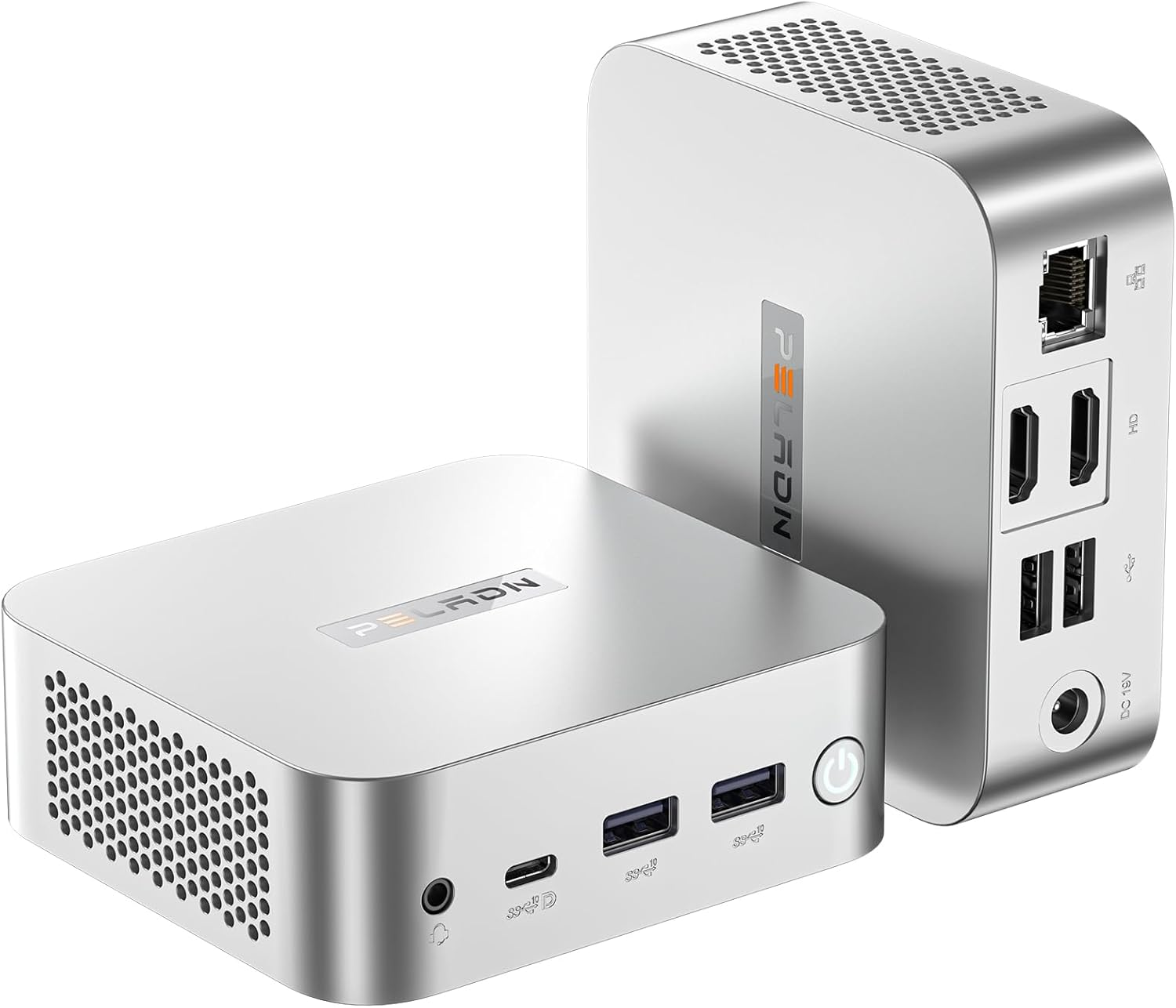 PELADN WI-9 Mini PC N150(3.6GHz, beat N100/N97/N95), 16GB DDR4 RAM 512GB PCIe M.2 NVMe SSD,Mini Computer with 4K Triple Display/Type C/WiFi 5/BT4.2/RJ45 Ethernet