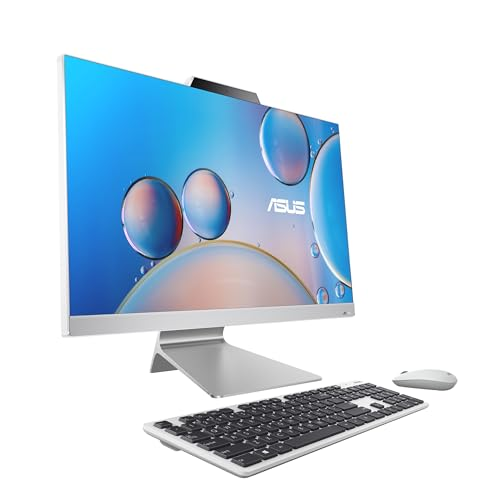 ASUS AIO F3702WFAK#B07ML1XD2K, 27" Display, 75Hz, AMD Ryzen™ 5 7520U Processor, RAM 16GB, 512GB SSD PCIE, Windows 11 Home, White