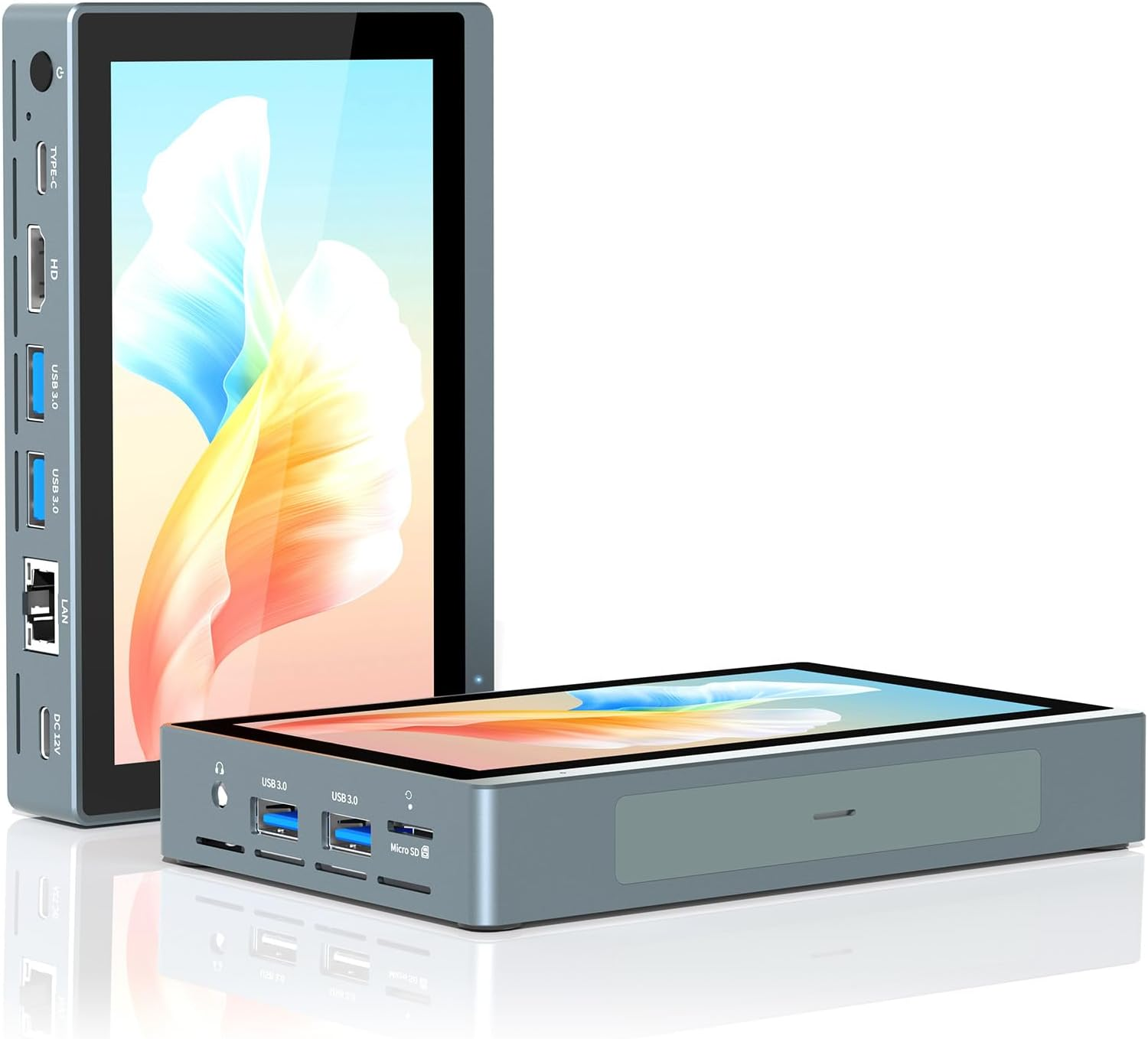 Mini PC N5095 Mini Computer 5,5 Inch Touchscreen 8GB Ram 256GB Rom