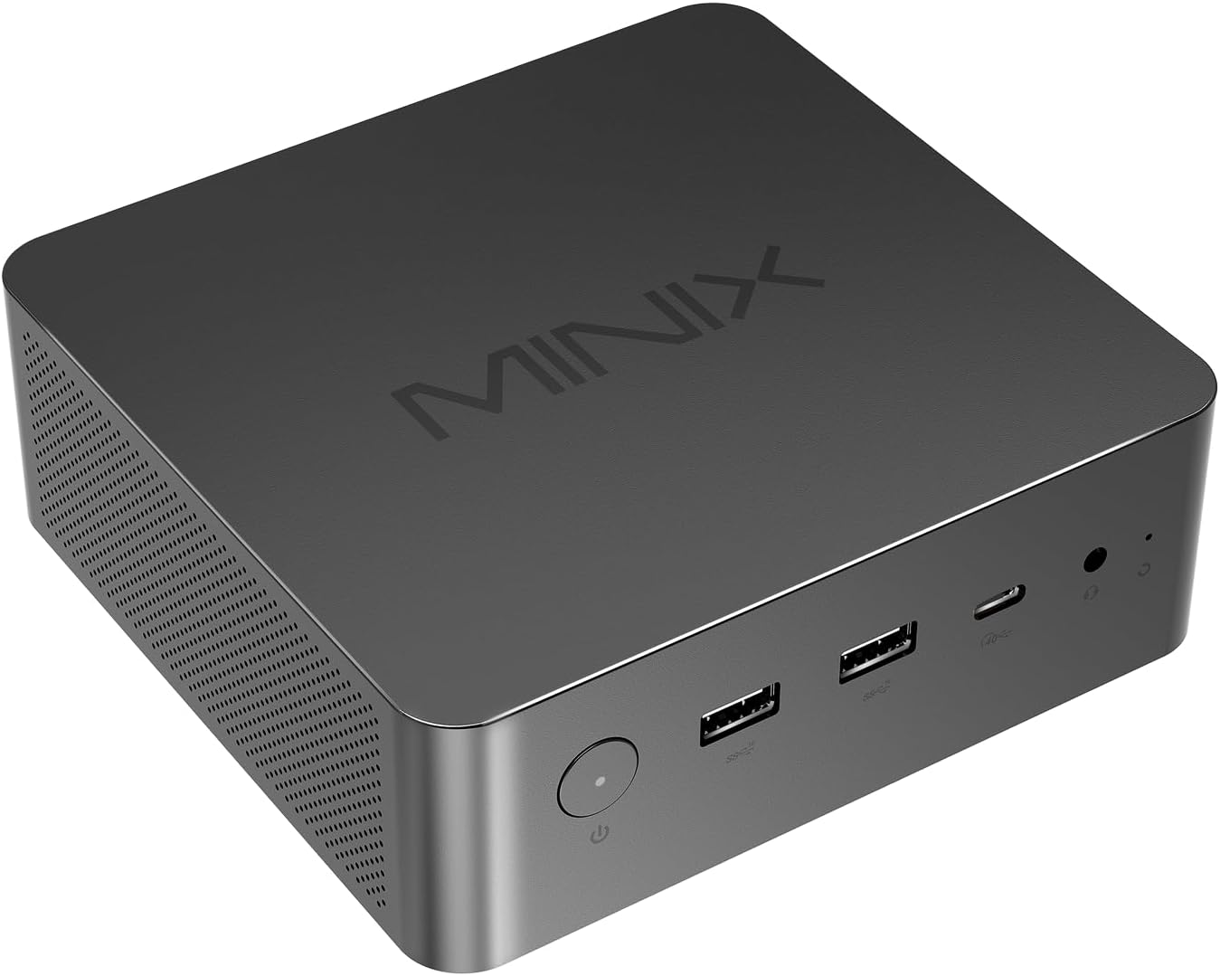 MINIX NR774 PC AMD Ryzen 7 8745HS with Radeon 780M 32GB DDR5 RAM 1TB PCIe 4.0 SSD USB4.0 Dual 2.5G LAN WiFi 6E BT5.2 8K Quad Display Support Windows 11 Pro Desktop Computer for Home Office Gaming