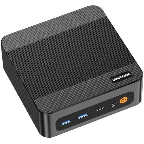 N2 Pro Mini PC Ryzen 7 6800H (8C/16T, up to 4,7 GHz), Mini Gaming Desktop PC, 32GB DDR5, 512GB SSD, W11 pro/WiFi 6E/BT5.2/2.5GLAN/4K UHD/Quad Display/PC for Home, Office